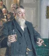Anders Zorn A Toast in the Idun Society, oil painting artist